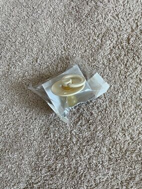 New Bibs pacifier Cream color
